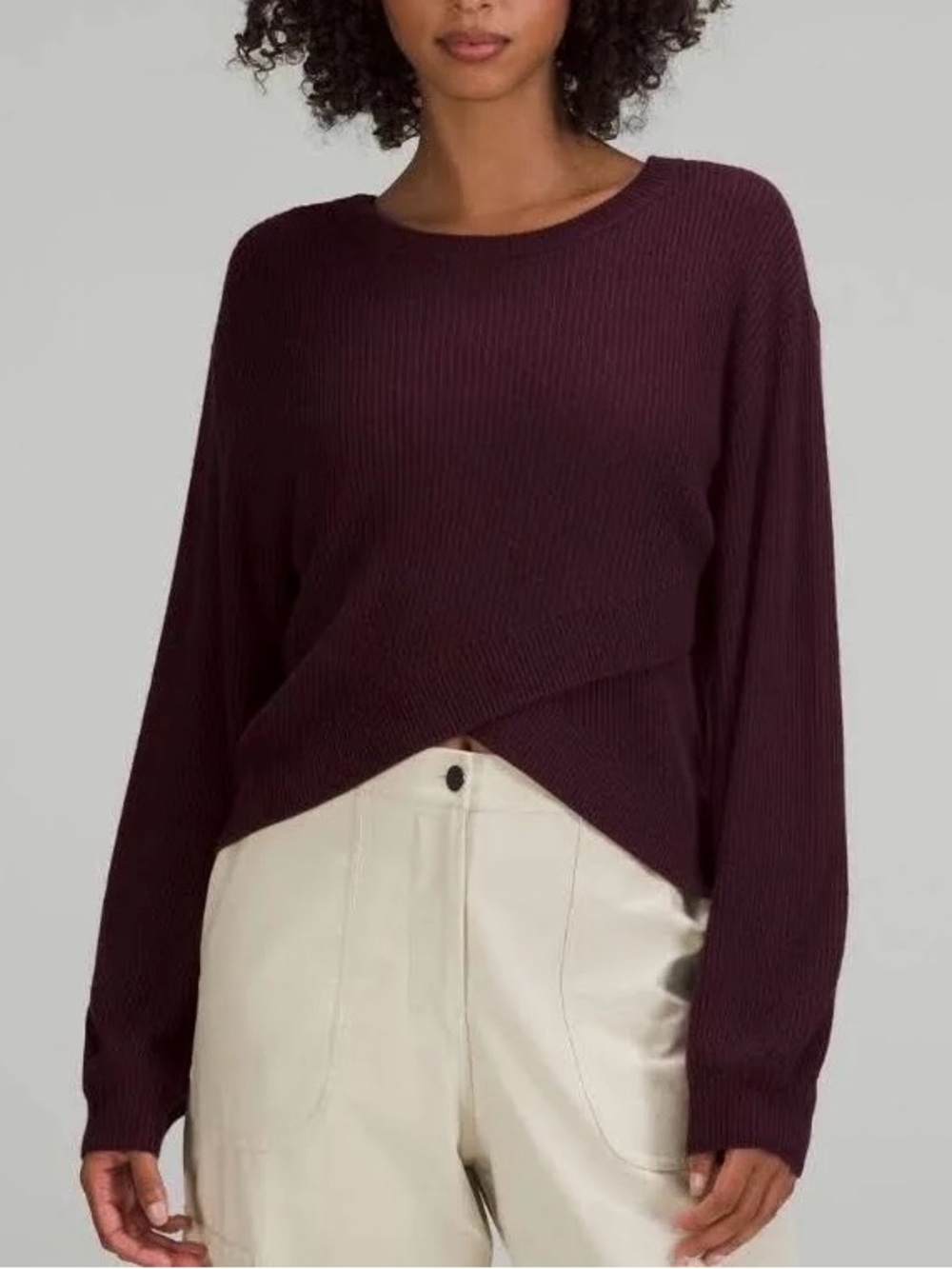 Lululemon Reversible Crossover Sweater